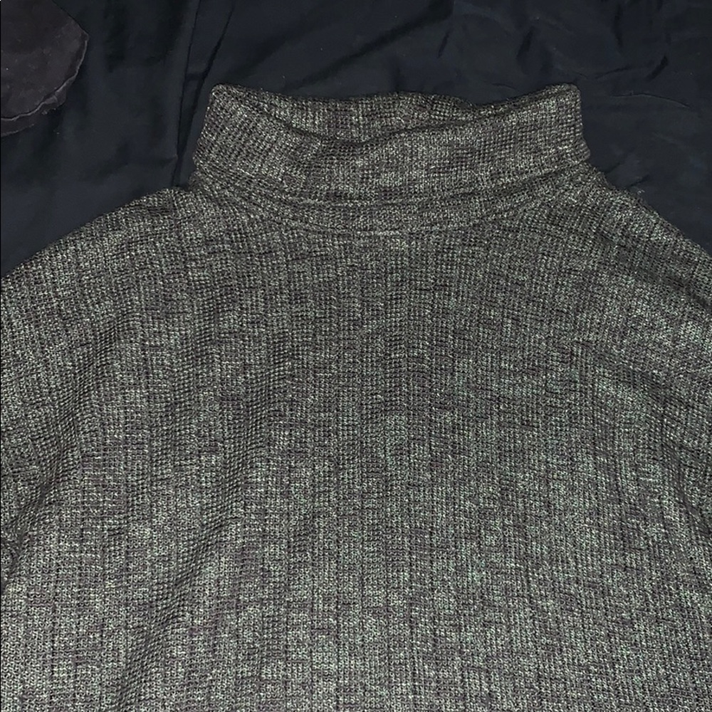 Green turtleneck